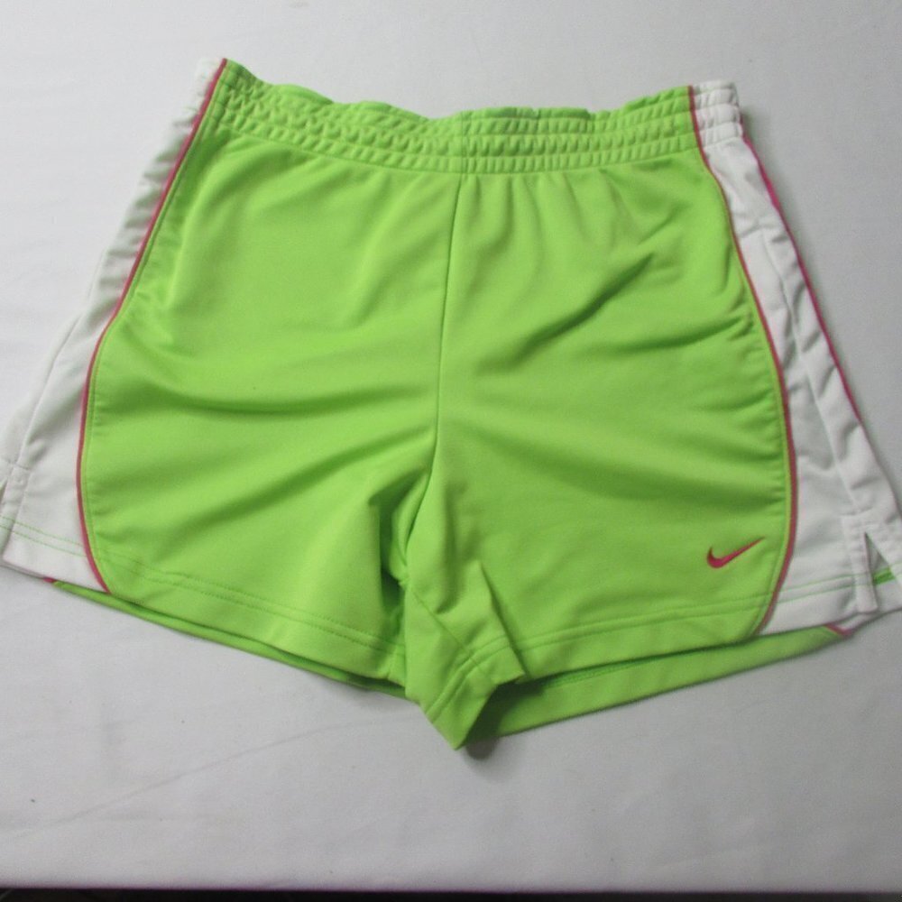 Nike Athletic Shorts S Green White Pink Running